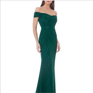 JS Collections Green Gown